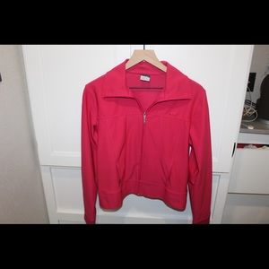 NIKE HOT PINK DRI-FIT ZIP UP JACKET